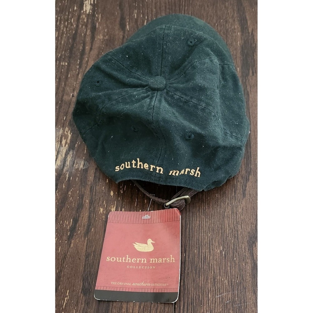 Southern Marsh Strapback Hat Duck Logo Green Adjustable Cap NWT‎ Preppy Outdoors